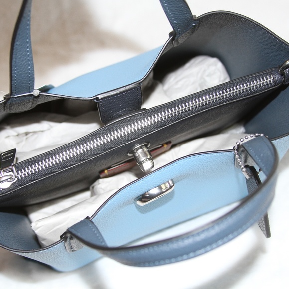 NWT Coach Willow Leather Tote 24 In Colorblock - Picture 6 of 6